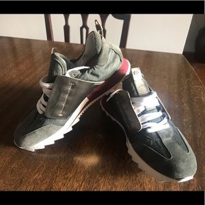 esseutesse ballet heel sneakers - dark green (39)